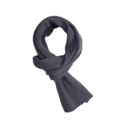Écharpe Laine HommeGris Anthracite Chiné