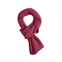 Écharpe Laine Homme Rouge Chiné