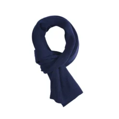 Écharpe Laine Homme Bleu Marine