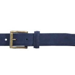Ceinture Cuir Velours Homme Marine - HARROWGATE -Magasin De Bexley 0158400n harrogate velours marine 3
