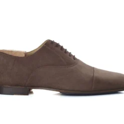 Richelieu Homme Velours Taupe Foncé Semelle Cuir Patin Gomme - LENNOX PATIN 17 Richelieu Homme Velours Taupe Foncé Semelle Cuir Patin Gomme - LENNOX PATIN -Magasin De Bexley 0158505y lennox patin velours taupe fonce 1 1
