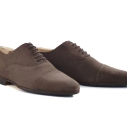 Richelieu Homme Velours Taupe Foncé Semelle Cuir Patin Gomme - LENNOX PATIN 18 Richelieu Homme Velours Taupe Foncé Semelle Cuir Patin Gomme - LENNOX PATIN -Magasin De Bexley 0158505y lennox patin velours taupe fonce 2 1