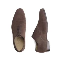 Richelieu Homme Velours Taupe Foncé Semelle Cuir Patin Gomme - LENNOX PATIN 14 Richelieu Homme Velours Taupe Foncé Semelle Cuir Patin Gomme - LENNOX PATIN -Magasin De Bexley 0158505y lennox patin velours taupe fonce 3