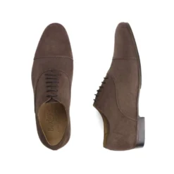 Richelieu Homme Velours Taupe Foncé Semelle Cuir Patin Gomme - LENNOX PATIN 19 Richelieu Homme Velours Taupe Foncé Semelle Cuir Patin Gomme - LENNOX PATIN -Magasin De Bexley 0158505y lennox patin velours taupe fonce 3 1