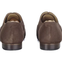 Richelieu Homme Velours Taupe Foncé Semelle Cuir Patin Gomme - LENNOX PATIN 20 Richelieu Homme Velours Taupe Foncé Semelle Cuir Patin Gomme - LENNOX PATIN -Magasin De Bexley 0158505y lennox patin velours taupe fonce 4 1