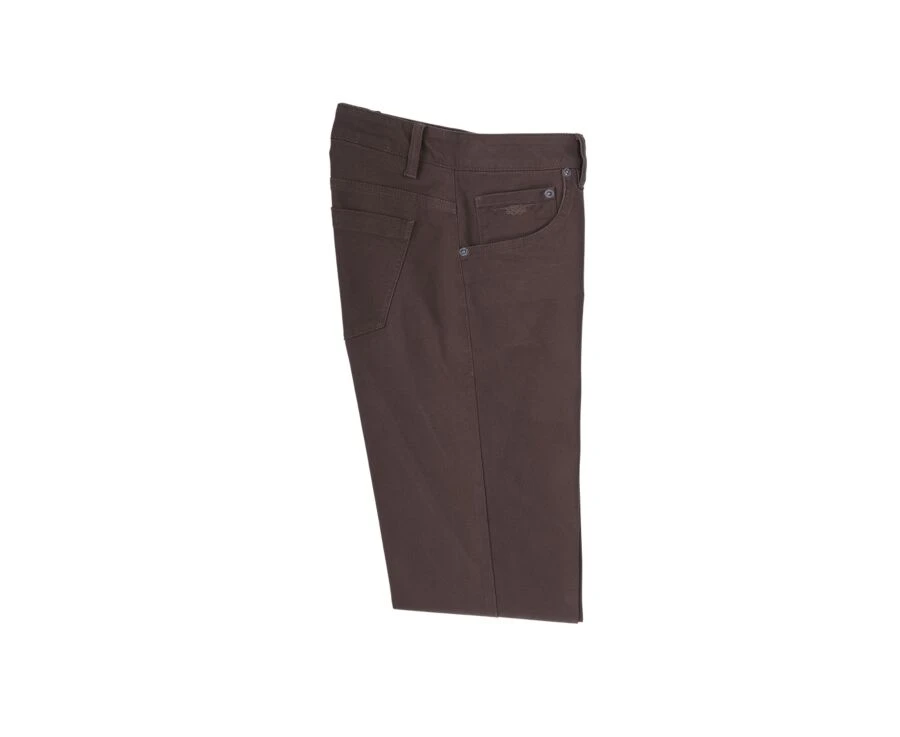 Pantalon 5 Poches Homme Chocolat - KARSON 7 Pantalon 5 Poches Homme Chocolat - KARSON – Image 5