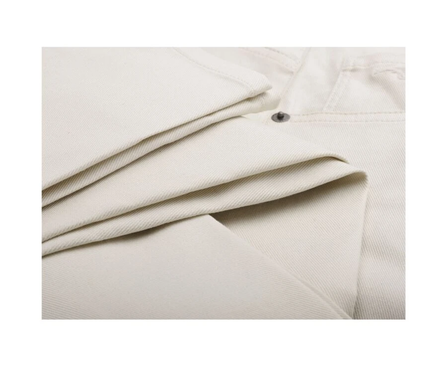 Pantalon 5 Poches Homme Écru - KARSON 8 Pantalon 5 Poches Homme Écru - KARSON – Image 6