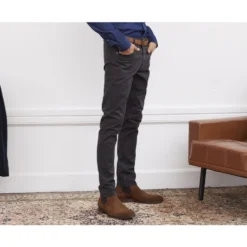 Pantalon 5 Poches Homme Charbon - KARSON 9 Pantalon 5 Poches Homme Charbon - KARSON -Magasin De Bexley 01588093 karson charbon 3