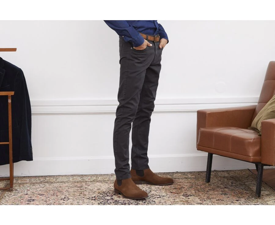 Pantalon 5 Poches Homme Charbon - KARSON 5 Pantalon 5 Poches Homme Charbon - KARSON – Image 3