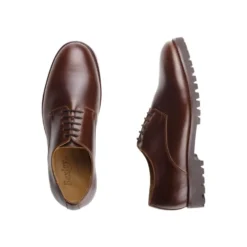 Derbies Homme Chocolat Semelle Gomme Crantée - BUSHEY GOMME -Magasin De Bexley 01614008 bushey gomme chocolat 3
