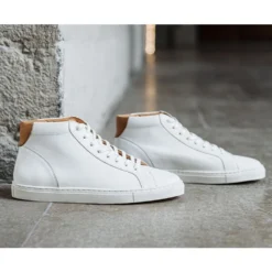 Sneakers Montantes Homme Blanc - THORNLEA -Magasin De Bexley 01616002 thornlea blanc 6