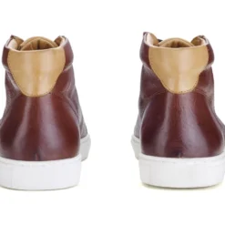 Sneakers Montantes Homme Chocolat Patiné - THORNLEA 11 Sneakers Montantes Homme Chocolat Patiné - THORNLEA -Magasin De Bexley 0161600a thornlea chocolat patine 4