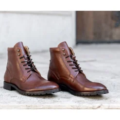 Boots Cuir Homme Chocolat Patiné - BARDFIELD -Magasin De Bexley 0162000a bardfield gomme chocolat patine 6