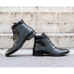 Boots Cuir Homme Noir Patiné - BARDFIELD 13 Boots Cuir Homme Noir Patiné - BARDFIELD -Magasin De Bexley 0162004f bardfield gomme noir patine 6