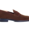 Mocassin Homme Velours Havane - WEMIC GOMME CITY -Magasin De Bexley 01627015 wemic gomme city velours havane 1