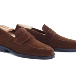 Mocassin Homme Velours Havane - WEMIC GOMME CITY -Magasin De Bexley 01627015 wemic gomme city velours havane 2