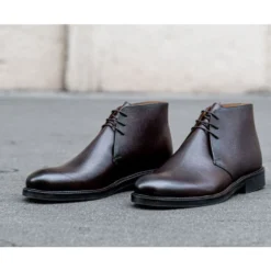 Low Boots Homme Chocolat Grainé - GREENWICH GOMME CITY II -Magasin De Bexley 01630009 greenwich gomme city ii chocolat graine 10