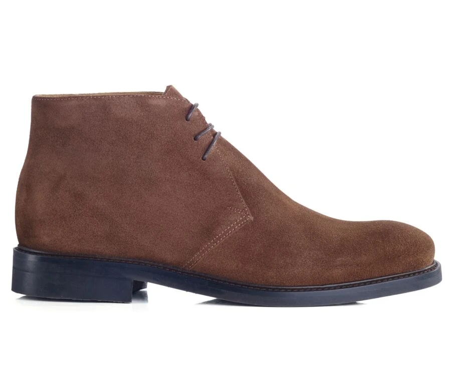 Low Boots Homme Velours Havane - GREENWICH GOMME CITY II 3 Low Boots Homme Velours Havane - GREENWICH GOMME CITY II