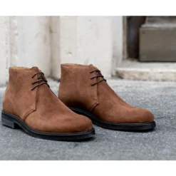 Low Boots Homme Velours Havane - GREENWICH GOMME CITY II 13 Low Boots Homme Velours Havane - GREENWICH GOMME CITY II -Magasin De Bexley 01630015 greenwich gomme city ii velours havane 10