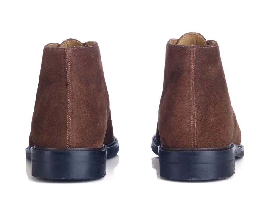 Low Boots Homme Velours Havane - GREENWICH GOMME CITY II 6 Low Boots Homme Velours Havane - GREENWICH GOMME CITY II – Image 4