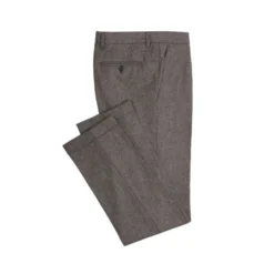 Pantalon Habillé Homme Chevron Taupe Foncé - Lelian -Magasin De Bexley 016320cg pantalon lelian chevron taupe fonce 5