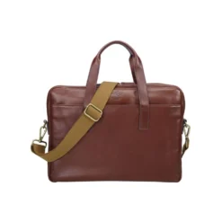 Porte-documents En Cuir Cognac - HARWINTON