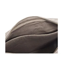 Porte-documents En Velours Taupe - HARWINTON -Magasin De Bexley 0163501b harwinton velours taupe et cuir cognac 11