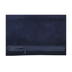 Porte-documents En Velours Marine - HARWINTON -Magasin De Bexley 0163501c harwinton velours marine et cuir chocolat 9