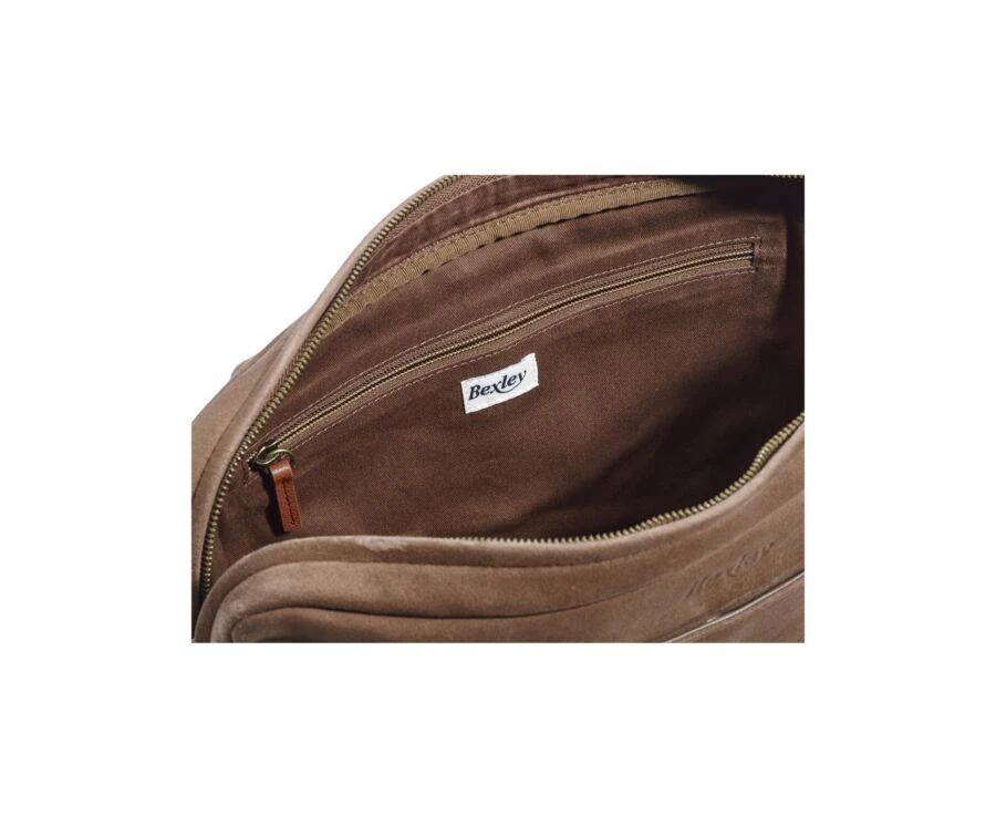 Porte-documents En Velours Tabac - HARWINTON 12 Porte-documents En Velours Tabac - HARWINTON – Image 10