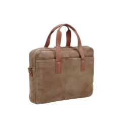 Porte-documents En Velours Tabac - HARWINTON 17 Porte-documents En Velours Tabac - HARWINTON -Magasin De Bexley 0163501d harwinton velours tabac et cuir chataigne 4