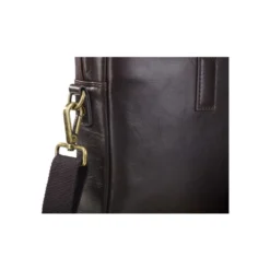 Porte-documents En Cuir Chocolat Foncé - HARWINTON -Magasin De Bexley 0163501f harwinton cuir chocolat fonce 7