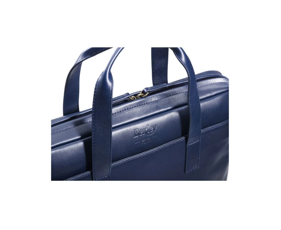 Porte-documents En Cuir Navy - HARWINTON 8 Porte-documents En Cuir Navy - HARWINTON – Image 6