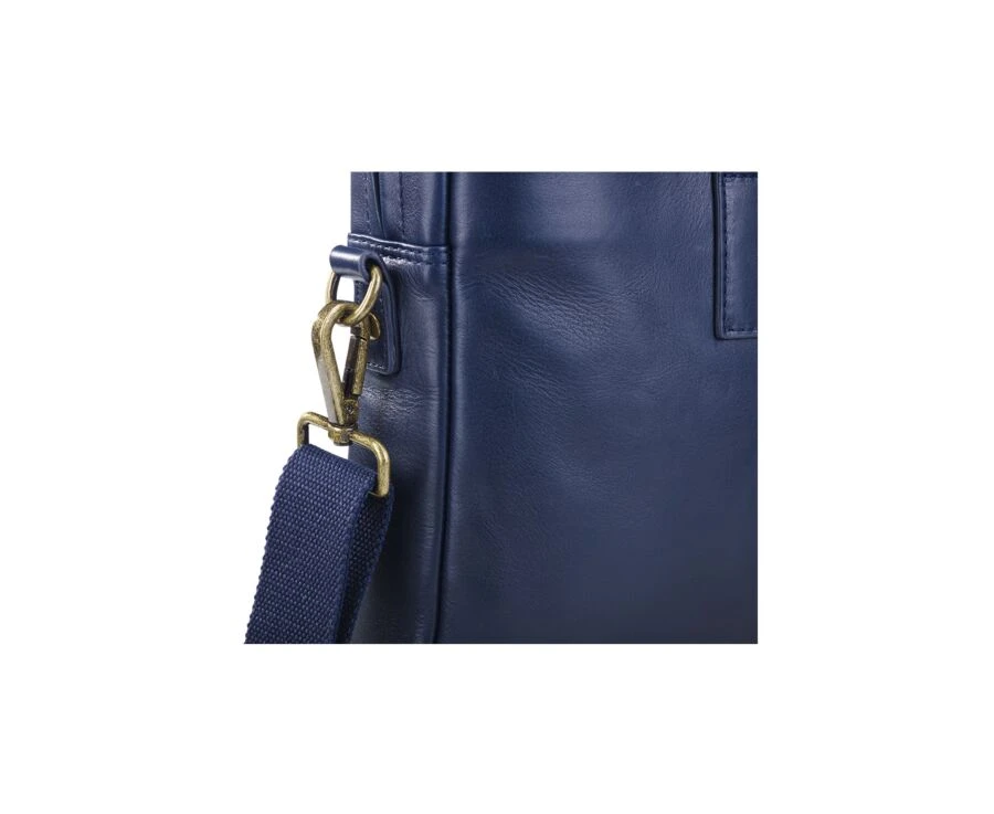 Porte-documents En Cuir Navy - HARWINTON 9 Porte-documents En Cuir Navy - HARWINTON – Image 7