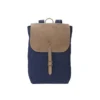 Sac à Dos En Toile Navy Et Velours De Chèvre Tabac - HUNTINGTON -Magasin De Bexley 01636019 huntington toile navy et velours tabac 1