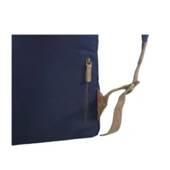 Sac à Dos En Toile Navy Et Velours De Chèvre Tabac - HUNTINGTON -Magasin De Bexley 01636019 huntington toile navy et velours tabac 5