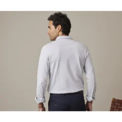 Polo Manches Longues Homme Bleu Clair - AIDEN ML 12 Polo Manches Longues Homme Bleu Clair - AIDEN ML -Magasin De Bexley 01639008 aiden bleu clair 2bis