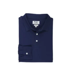 Polo Manches Longues Homme Navy - AIDEN ML -Magasin De Bexley 0163900w aiden navy 4 bis 1