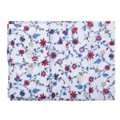 Chemise Imprimée Bleu Rouge Et Beige - RODÉRIC -Magasin De Bexley 016410cy roderic bleu rouge et beige 6