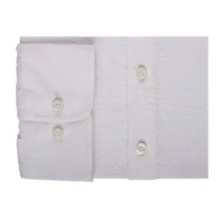 Chemise Homme Seersucker Blanc Rosé - WILDEBERT -Magasin De Bexley 016450di wildebert blanc rose 6