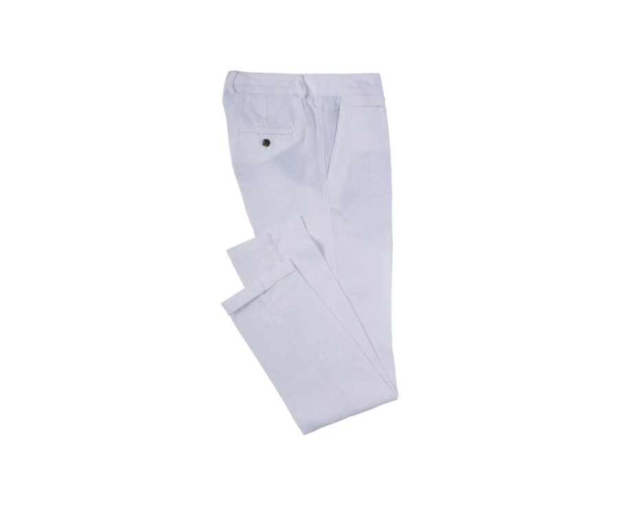 Pantalon Chino Homme Blanc - KYLSON 6 Pantalon Chino Homme Blanc - KYLSON – Image 4