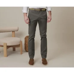 Pantalon Chino Homme Vert Foncé - KALLEN