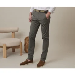 Pantalon Chino Homme Vert Foncé - KALLEN -Magasin De Bexley 01649059 kallen vert fonce 3