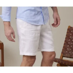 Bermuda Lin Blanc - BORYS -Magasin De Bexley 01650004 borys blanc 3