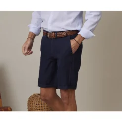 Bermuda Lin Navy - BORYS -Magasin De Bexley 0165000w borys navy 3
