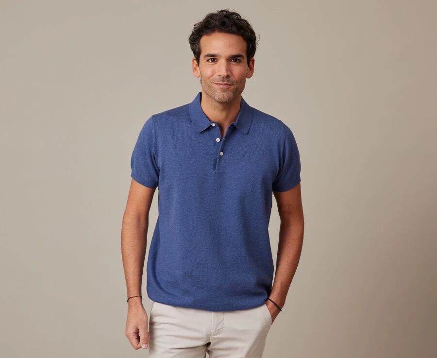 Polo Homme Bleu Océan - BRAIDEN 3 Polo Homme Bleu Océan - BRAIDEN