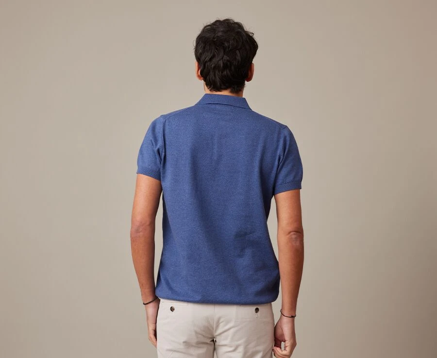 Polo Homme Bleu Océan - BRAIDEN 5 Polo Homme Bleu Océan - BRAIDEN – Image 3