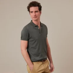 Polo Homme Vert Foncé - BRAIDEN