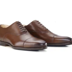 Richelieu Châtaigne Patiné Homme Semelle Cuir Avec Patin Gomme - SPEZIA II PATIN 9 Richelieu Châtaigne Patiné Homme Semelle Cuir Avec Patin Gomme - SPEZIA II PATIN -Magasin De Bexley 01654007 spezia ii patin chataigne patine 2