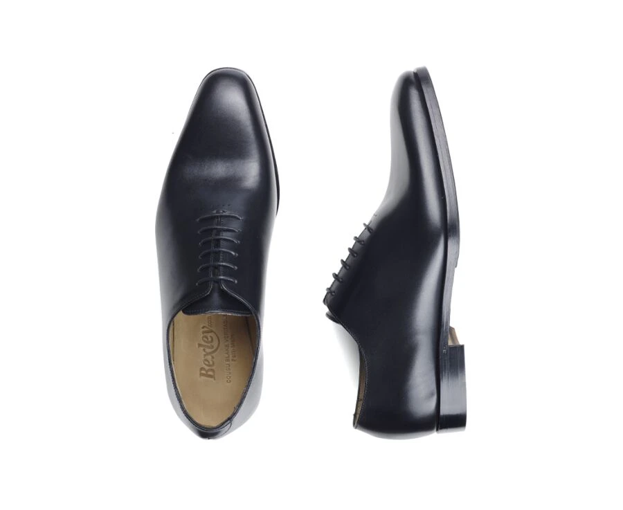 Richelieu Homme Noir Semelle Cuir Avec Patin - BELLAGIO PATIN 5 Richelieu Homme Noir Semelle Cuir Avec Patin - BELLAGIO PATIN – Image 3