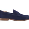 Mocassin Homme Cuir Velours Marine - DERVIO -Magasin De Bexley 01659016 dervio velours marine 1